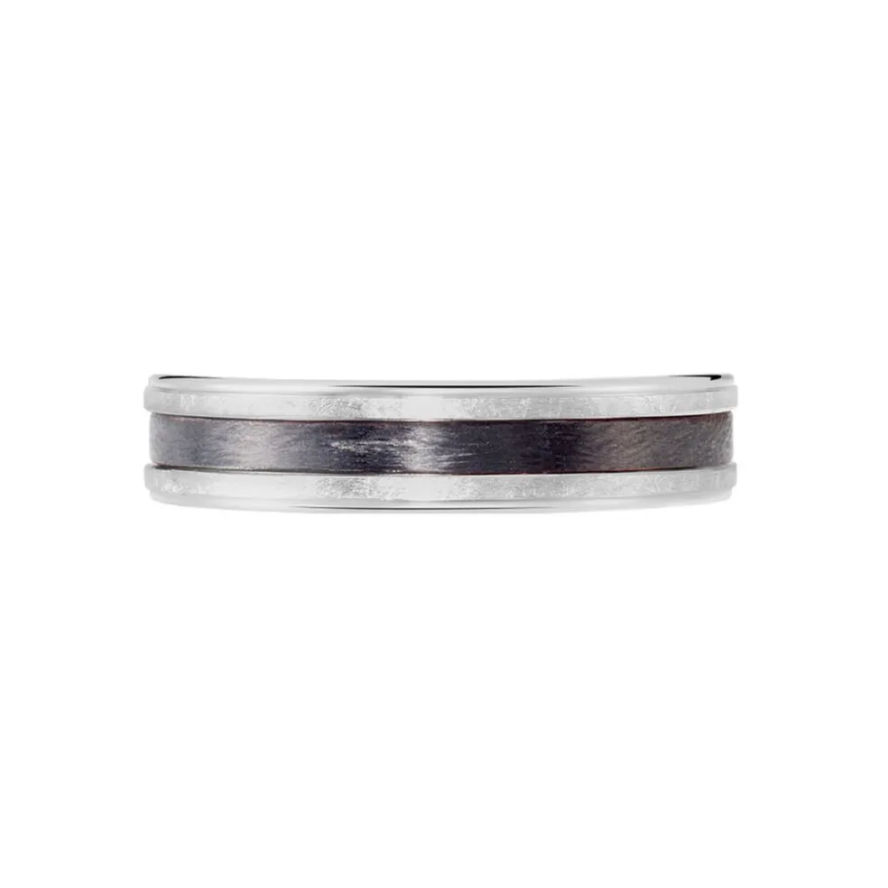 Alliance Alis Ruban Plat Argent Blanc