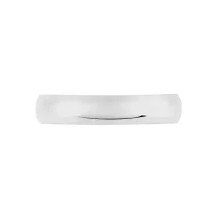 Alliance Aphroditia Demi Jonc Bombe Platine Blanc