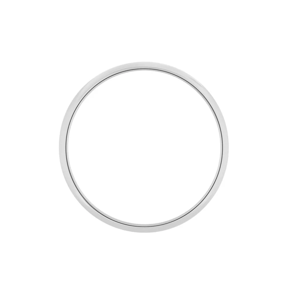 Alliance Aphroditia Ruban Plat Or Blanc
