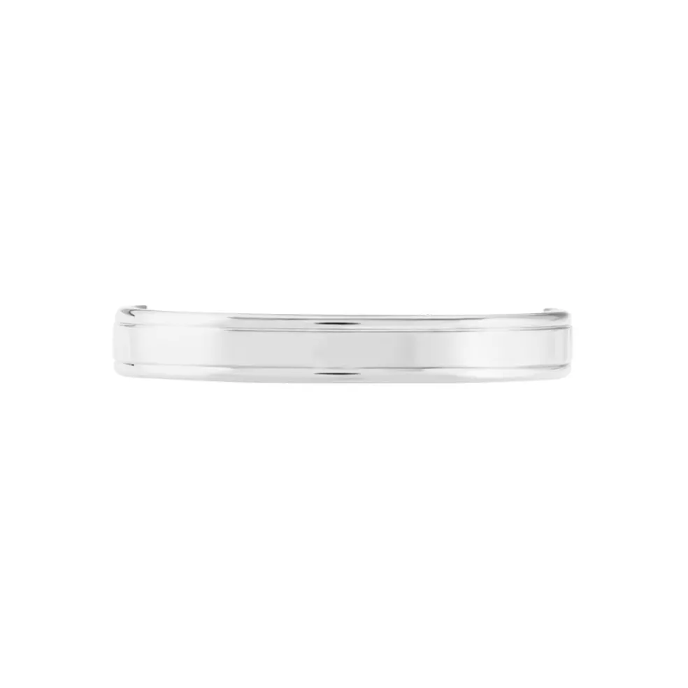 Alliance Beatrice Ruban Plat Or Blanc