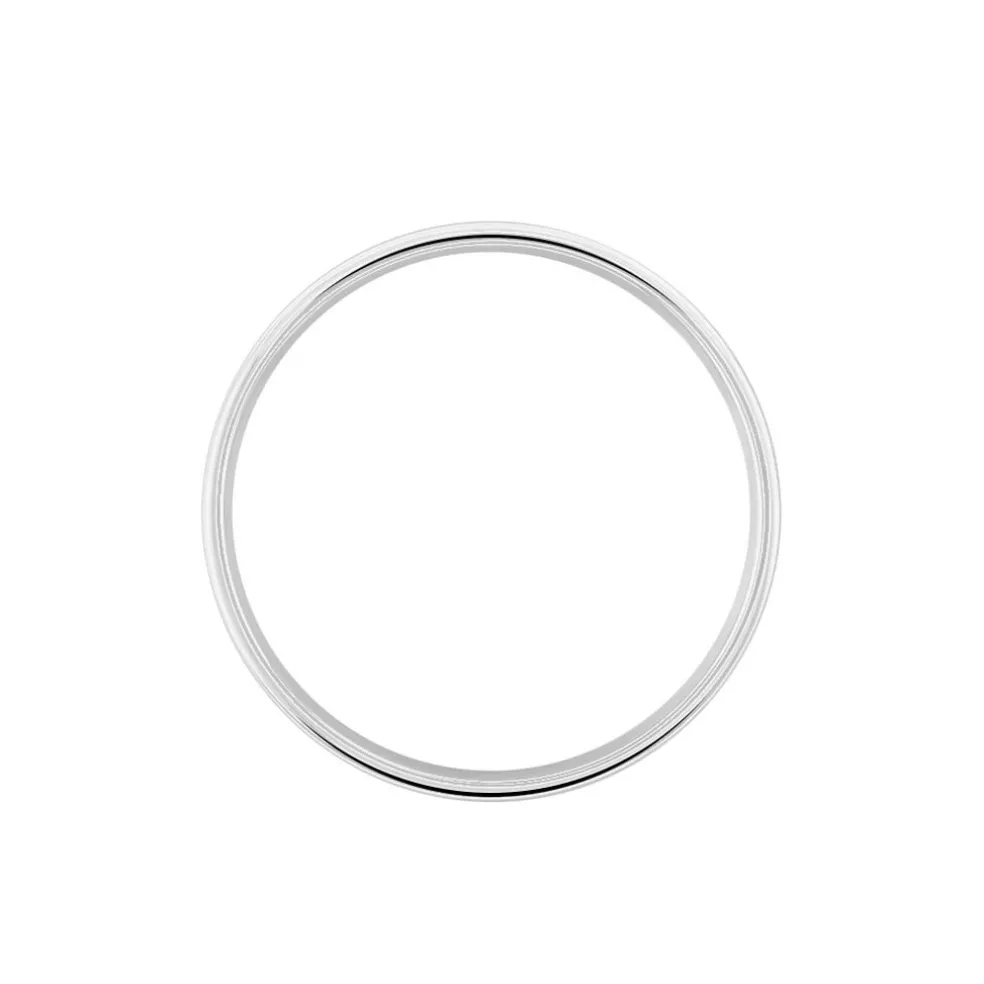 Alliance Beatrice Ruban Plat Or Blanc