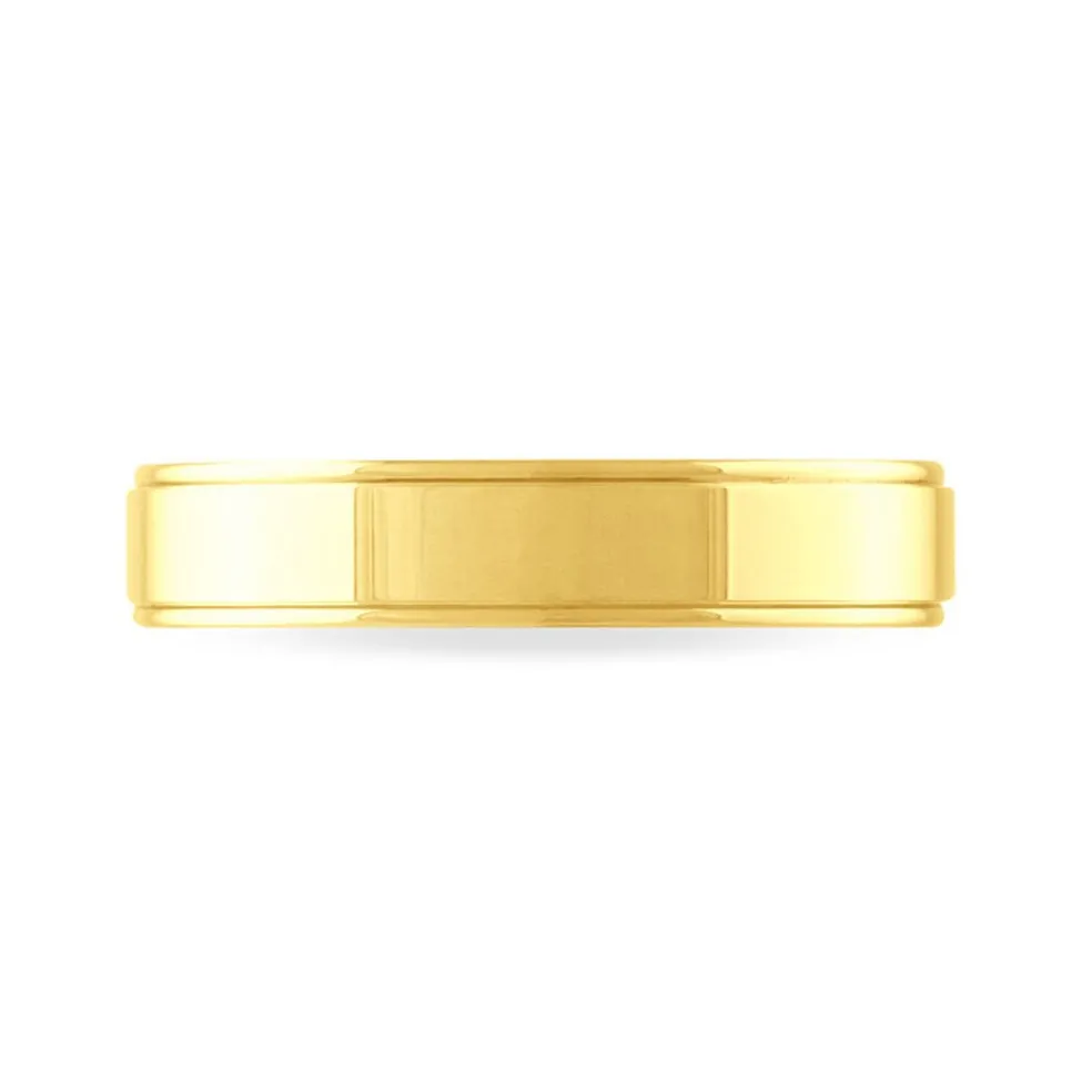 Alliance Beatrice Ruban Plat Or Jaune