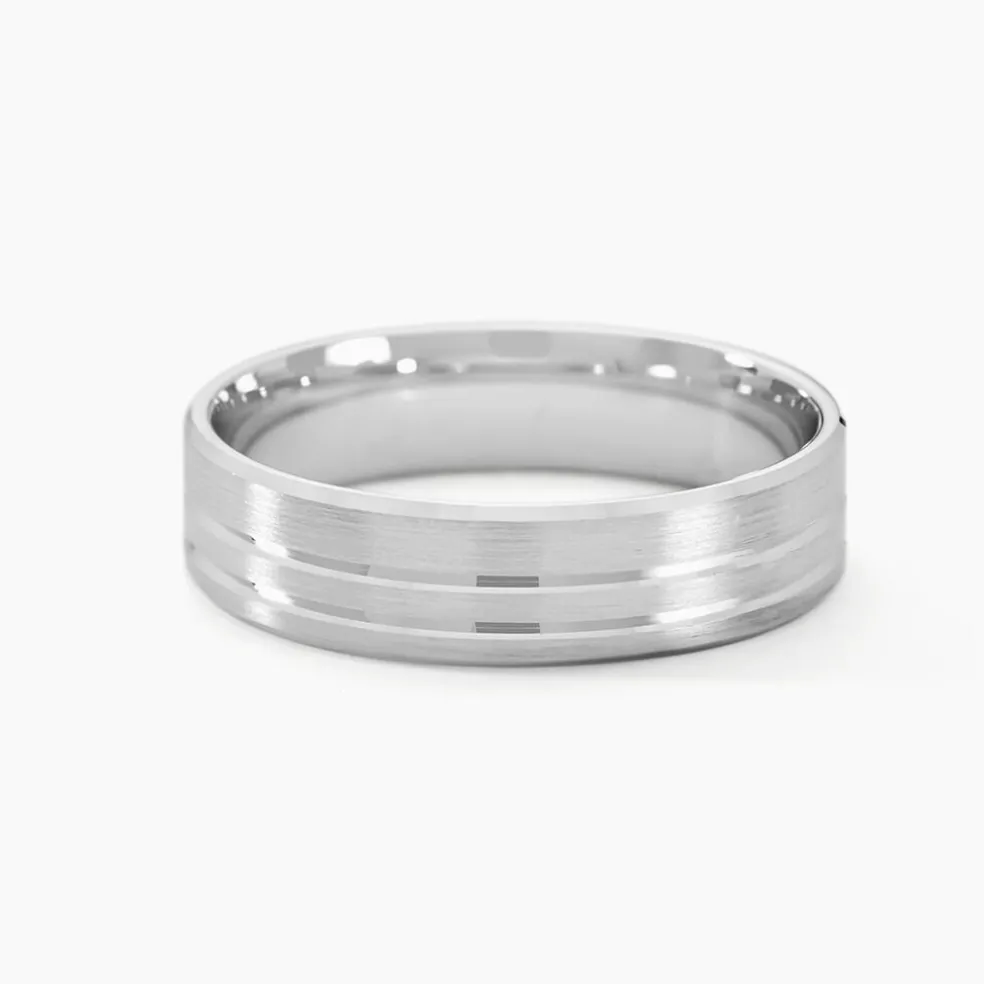 Alliance Cheryn Ruban Plat Argent Blanc