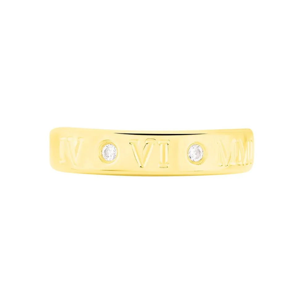 Alliance Defne Or Jaune Diamant