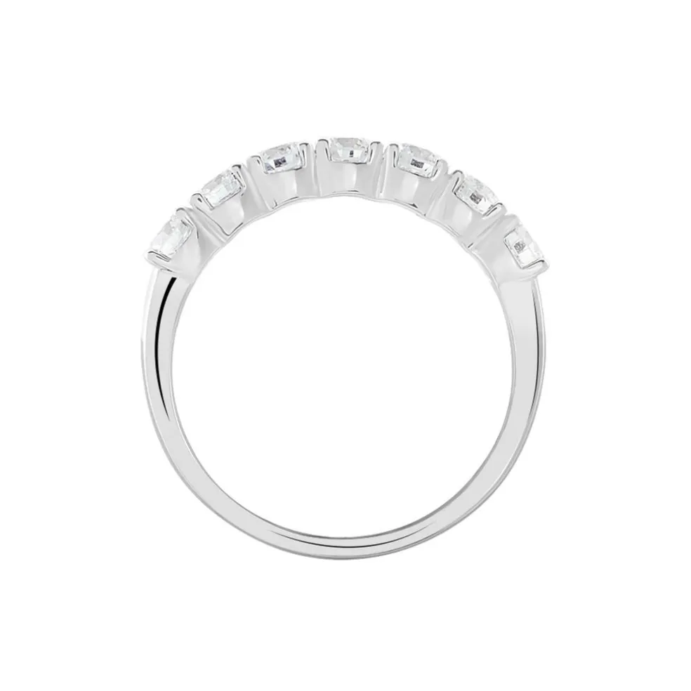Alliance Eloisa Or Blanc Diamant Synthetique