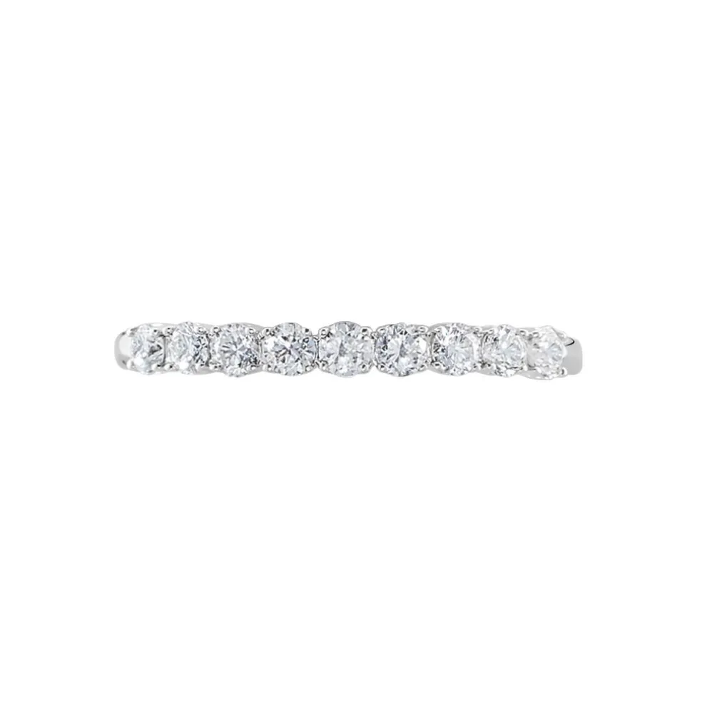 Alliance Eloisa Or Blanc Diamant Synthetique