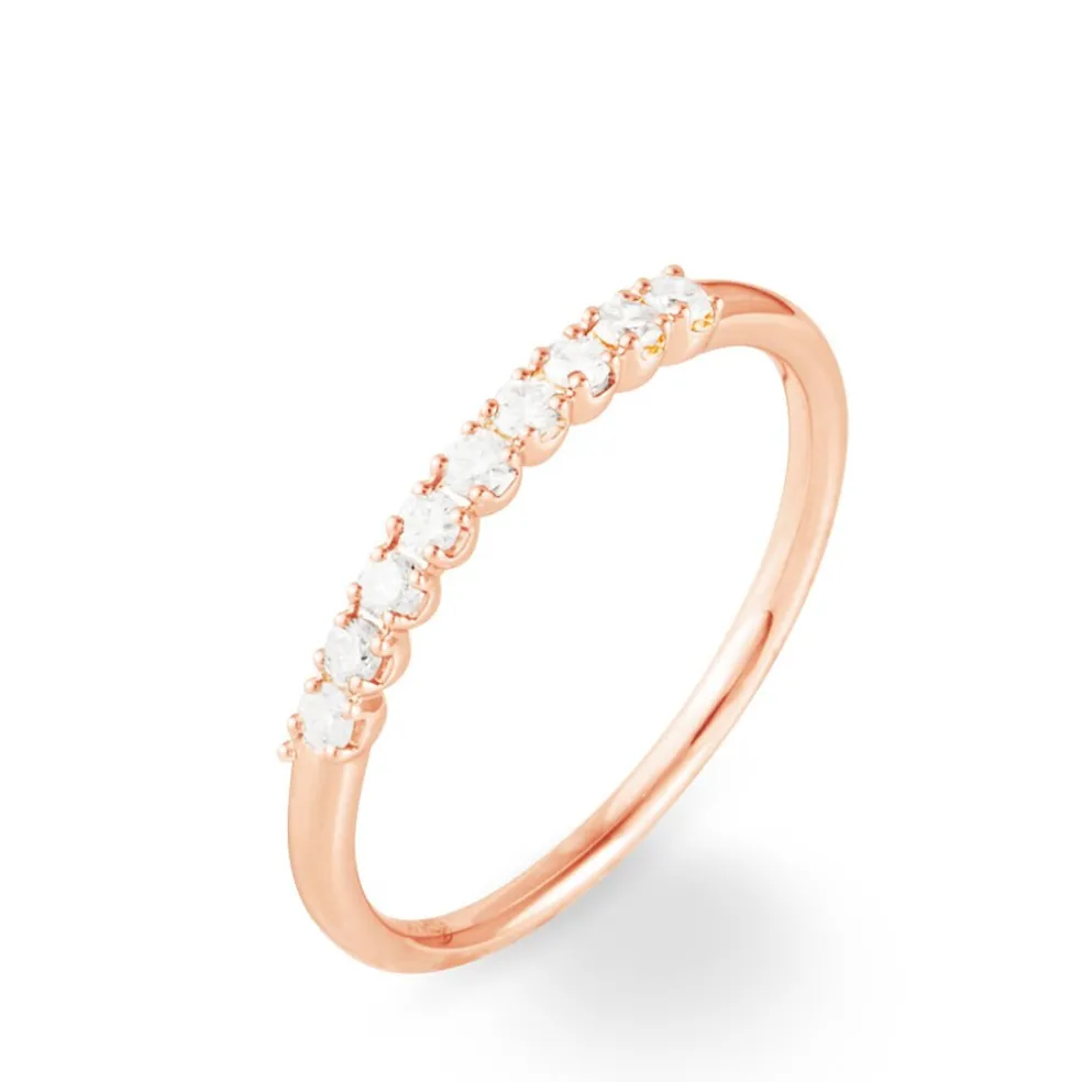 Alliance Eloise Or Rose Diamant