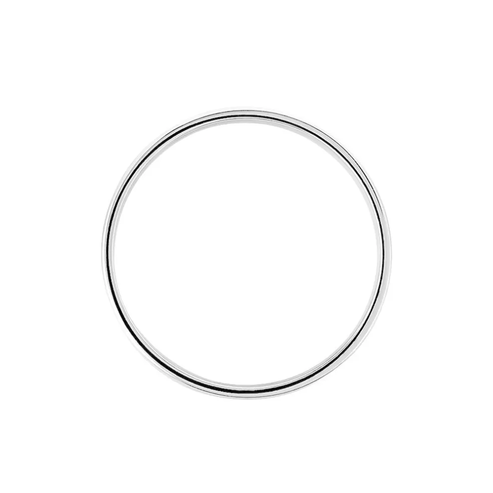 Alliance Epi Ruban Plat Or Blanc