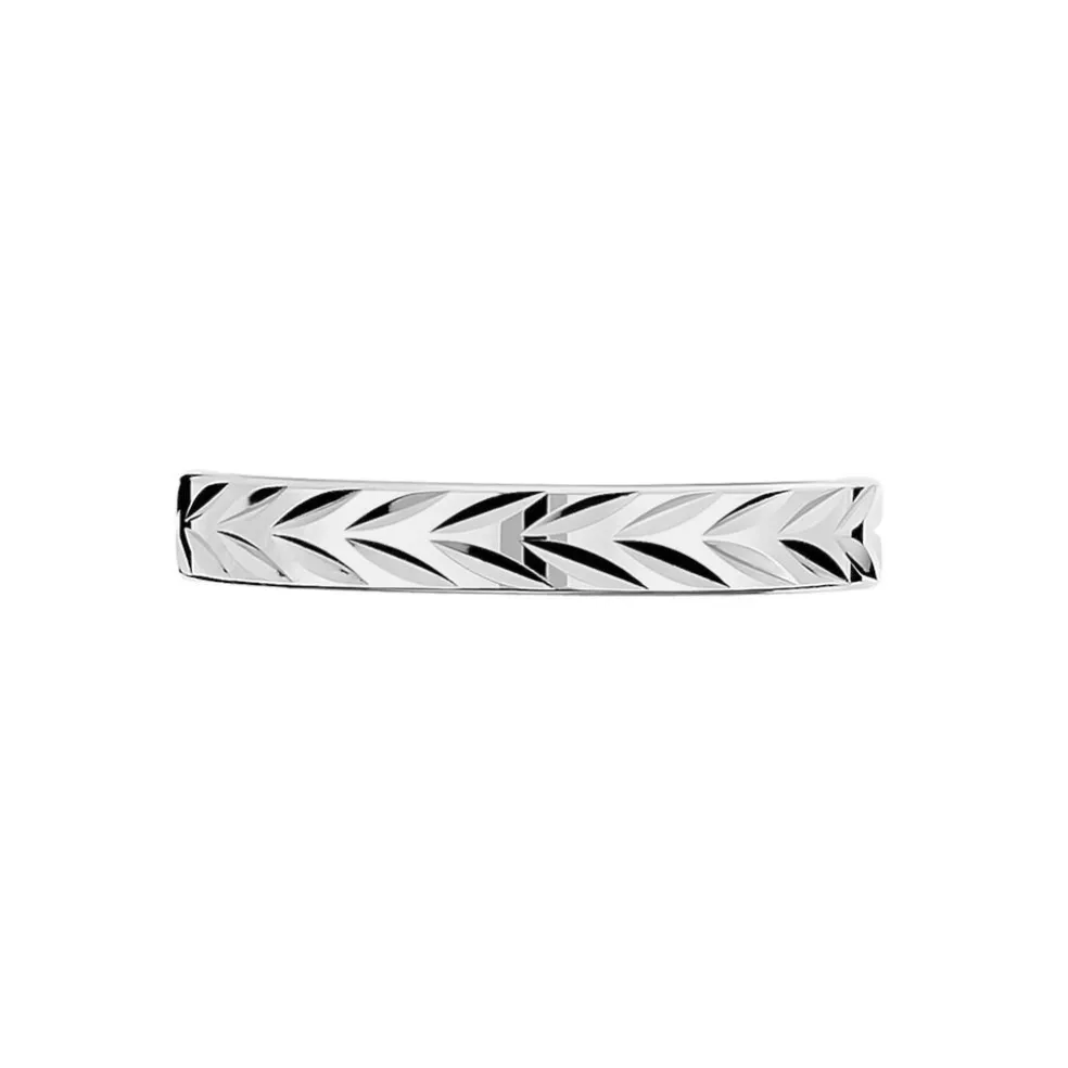 Alliance Epi Ruban Plat Or Blanc