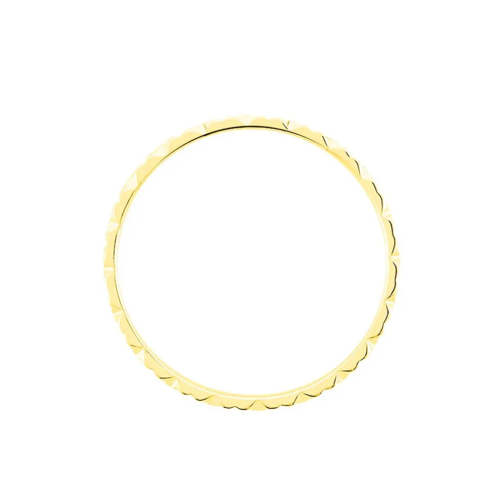 Alliance Fleur Diamantee Ruban Plat Or Jaune