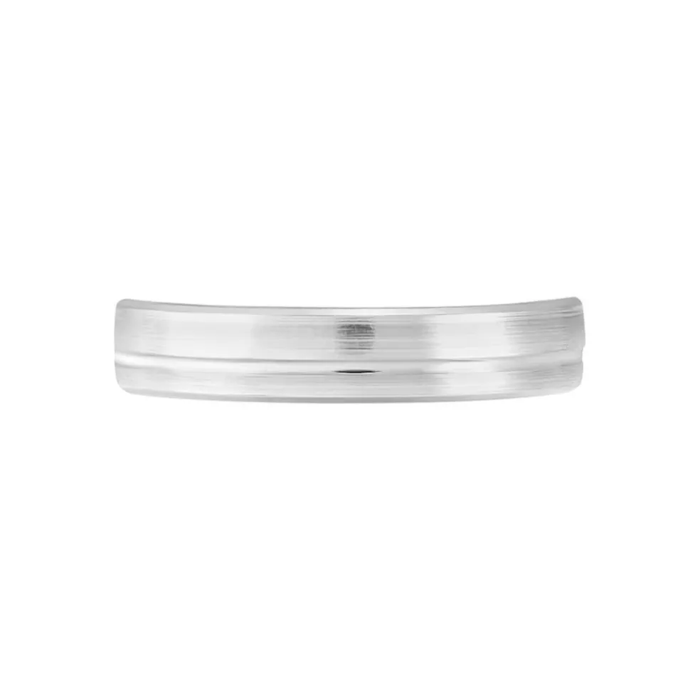 Alliance Gaedig Ruban Plat Or Blanc