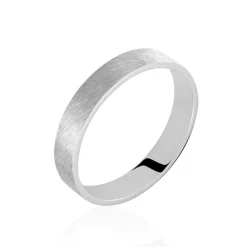 Alliance Georgius Ruban Plat Palladium Blanc