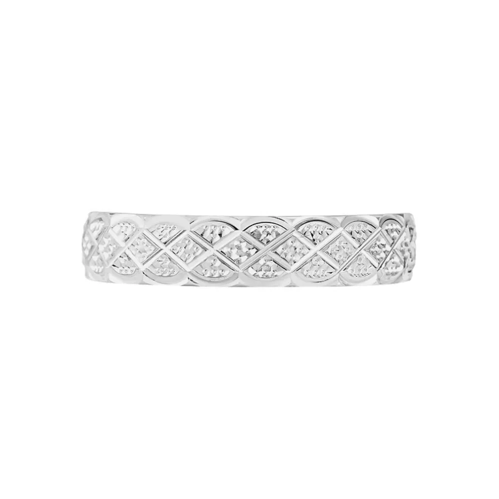 Alliance Ginny Ruban Plat Or Blanc