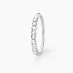 Alliance Hera Or Blanc Diamant