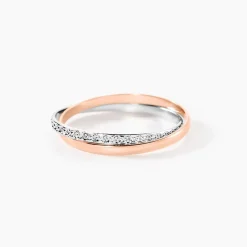 Alliance Hermana Ruban Plat Or Bicolore