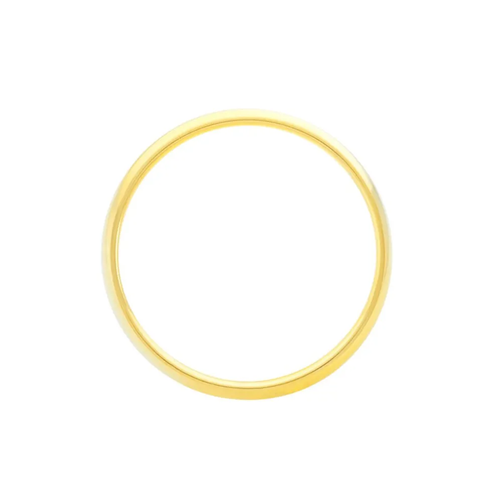 Alliance Isaac Demi Jonc Confort Or Jaune