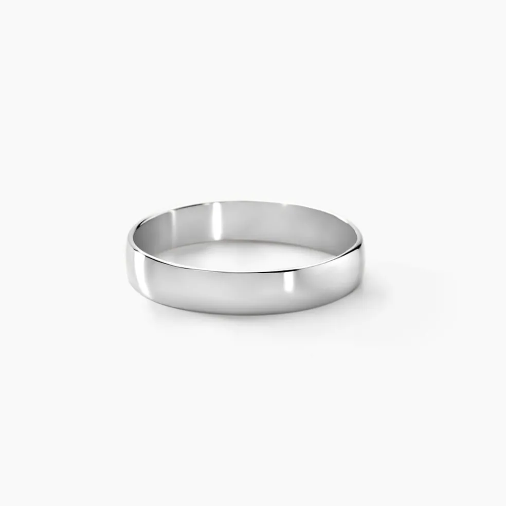 Alliance Julie Ruban Classique Or Blanc