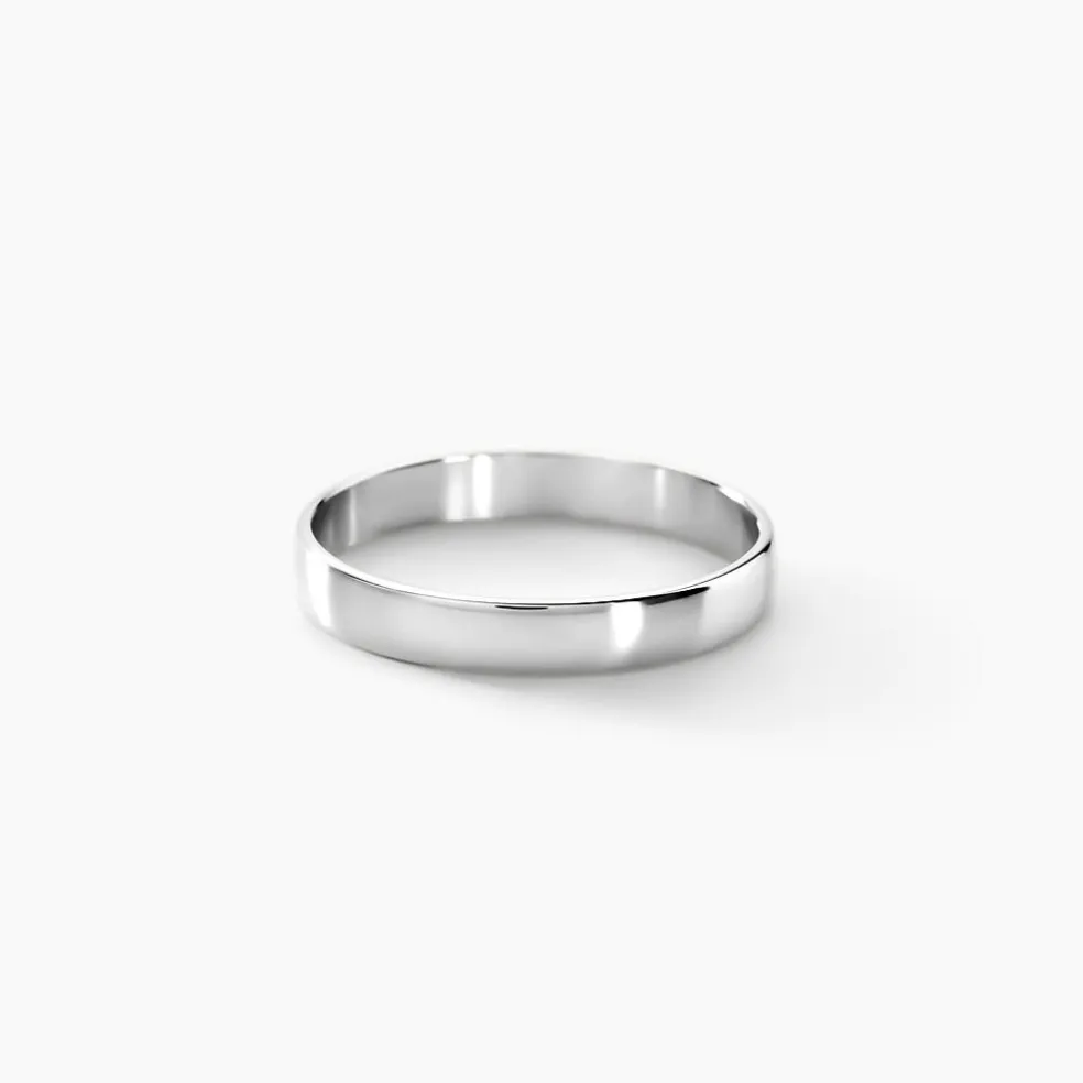 Alliance Julie Ruban Classique Or Blanc