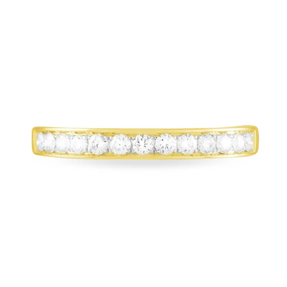 Alliance Juliette Or Jaune Diamant