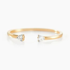 Alliance Les Inseparables Or Jaune Diamant