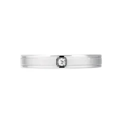 Alliance Mae Or Blanc Diamant