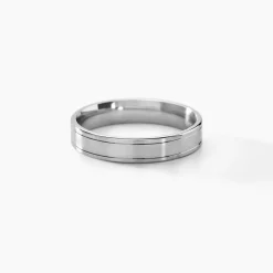 Alliance Mae-lou Ruban Plat Argent Blanc