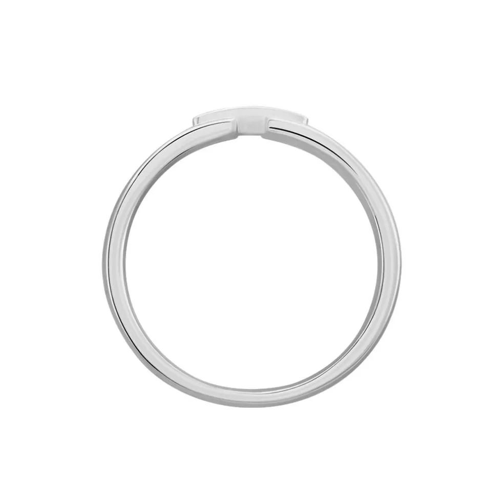 Alliance Magali Ruban Plat Or Blanc