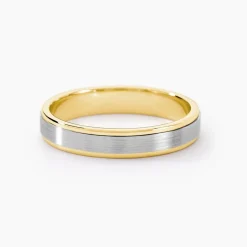 Alliance Markei Ruban Plat Or Bicolore