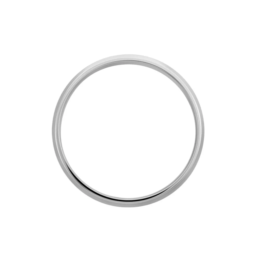 Alliance Mat Et Brillant Biseaute Ruban Plat Palladium Blanc