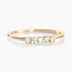 Alliance Matleena Or Jaune Diamant Synthétique