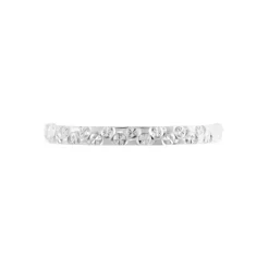 Alliance Menussa Diamantee Or Blanc