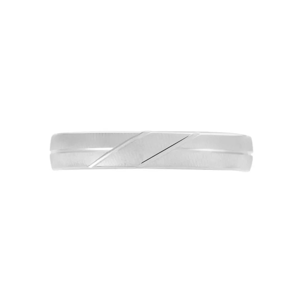 Alliance Mercure Brossee Ruban Plat Or Blanc