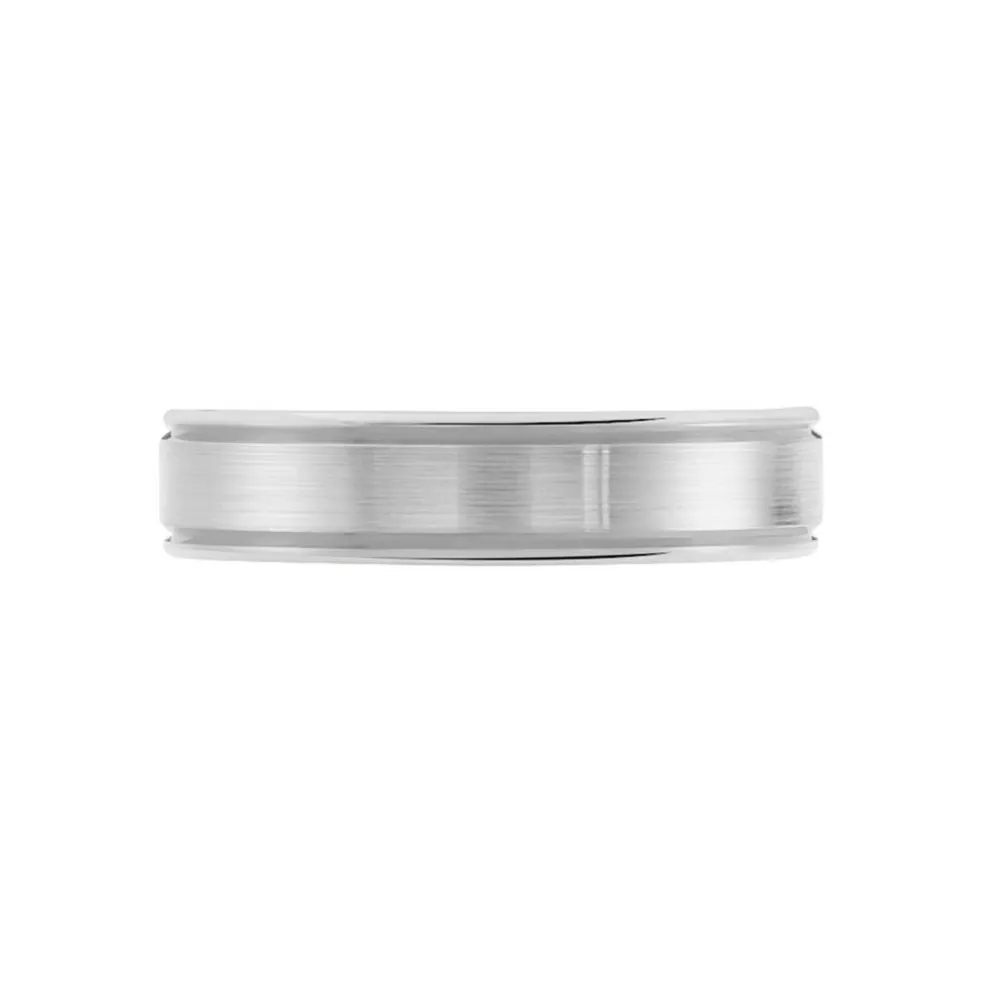 Alliance Padrig Ruban Plat Palladium Blanc