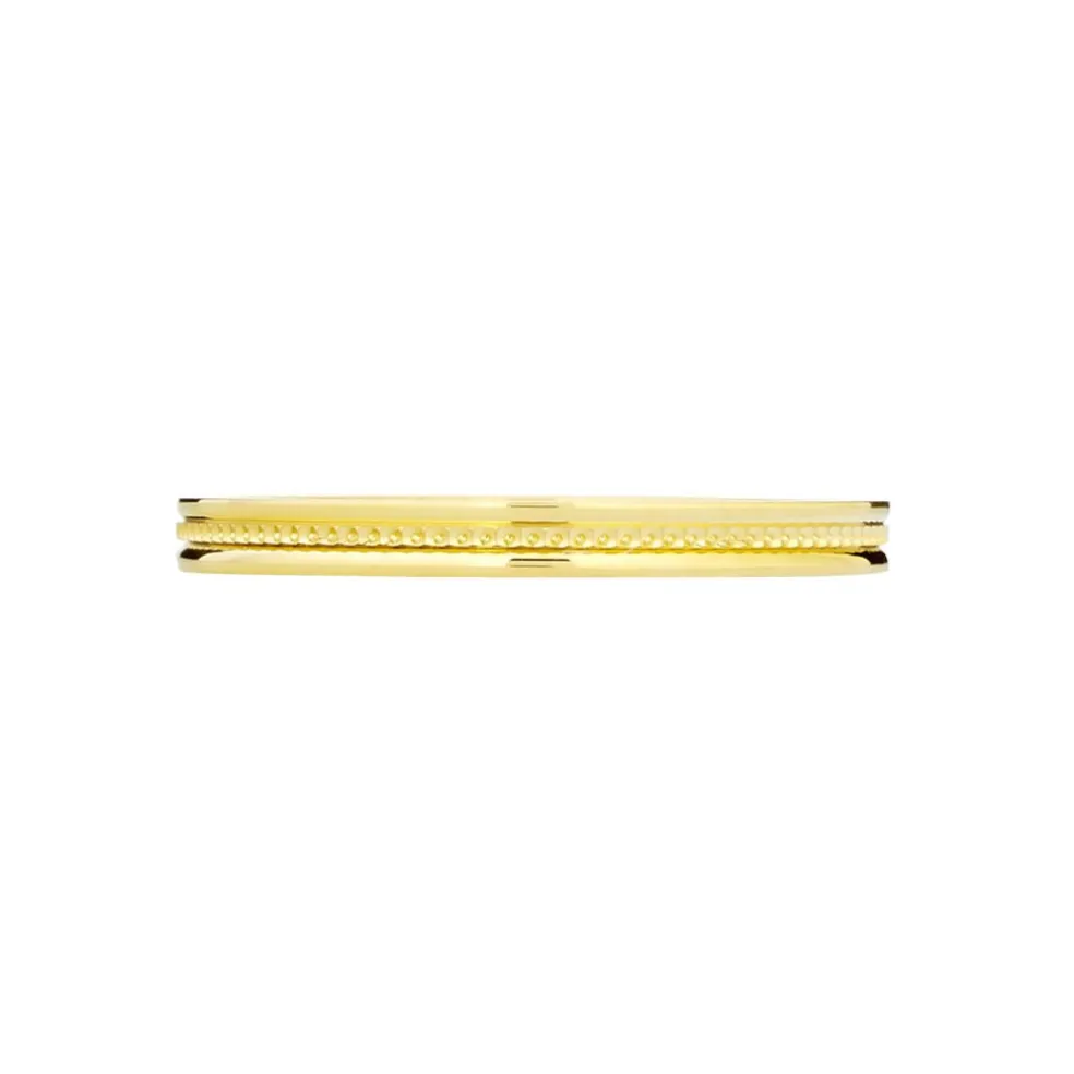 Alliance Perlee Ruban Plat Or Jaune