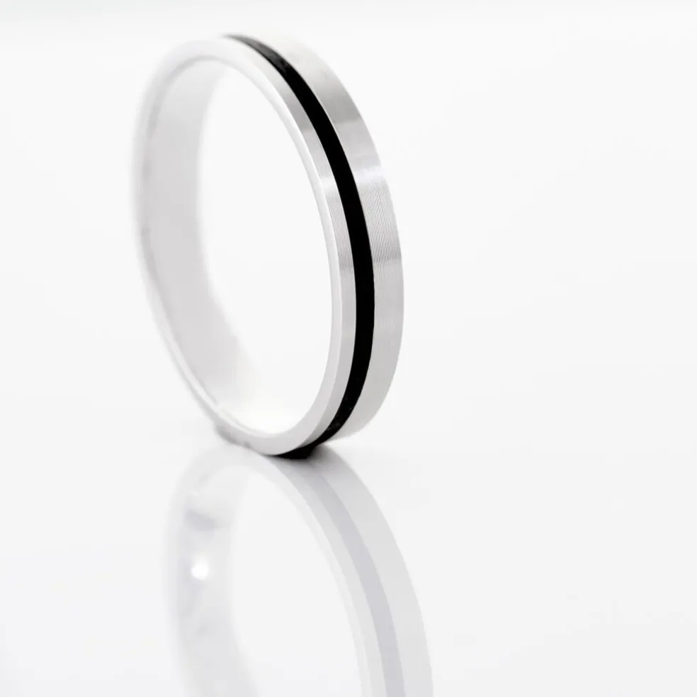 Alliance Telio Ruban Plat Or Blanc