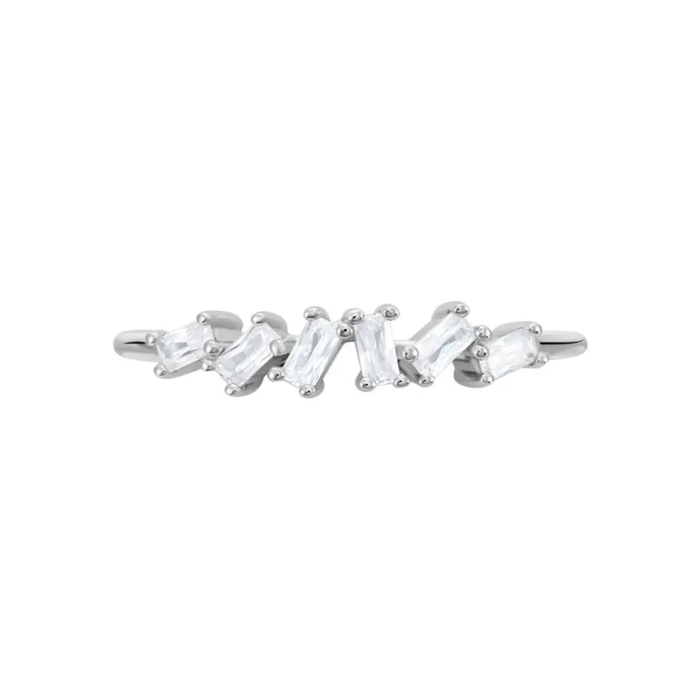Bague Adonia Argent Blanc Oxyde De Zirconium