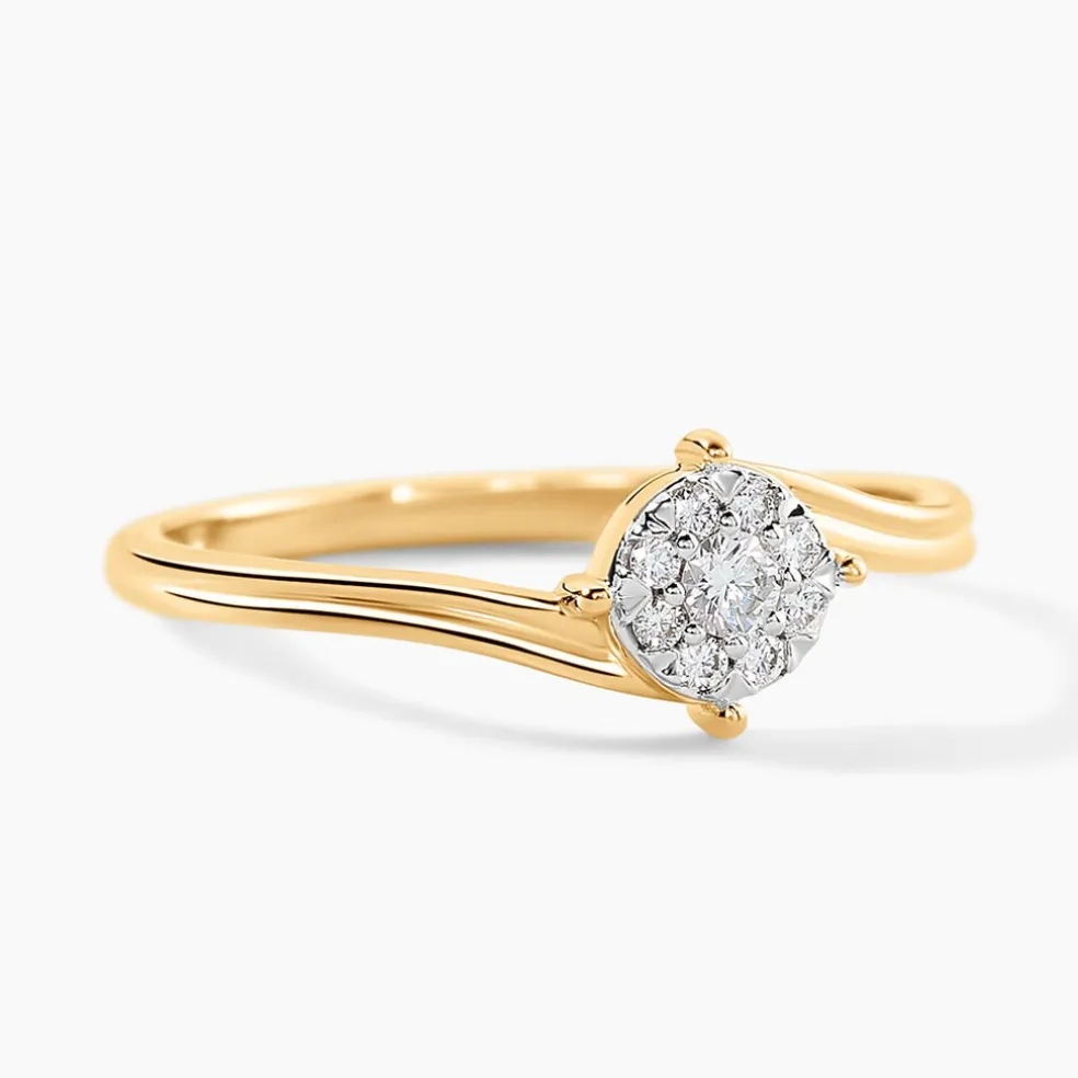 Bague Agrafena Or Jaune Diamant