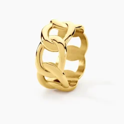 Bague Aissata Acier Dore