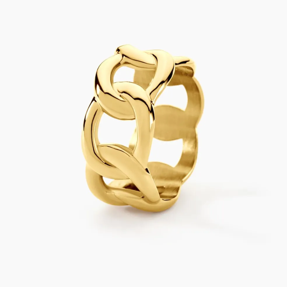 Bague Aissata Acier Dore