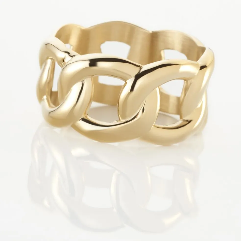 Bague Aissata Acier Dore