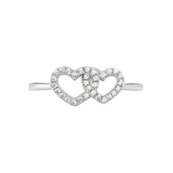 Bague Anne-ael Argent Blanc Oxyde De Zirconium