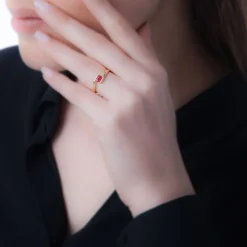 Bague Camilia Or Rose Quartz