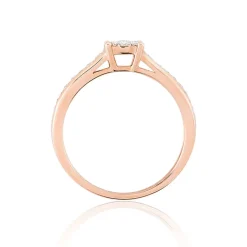 Bague Celia Or Rose Diamant