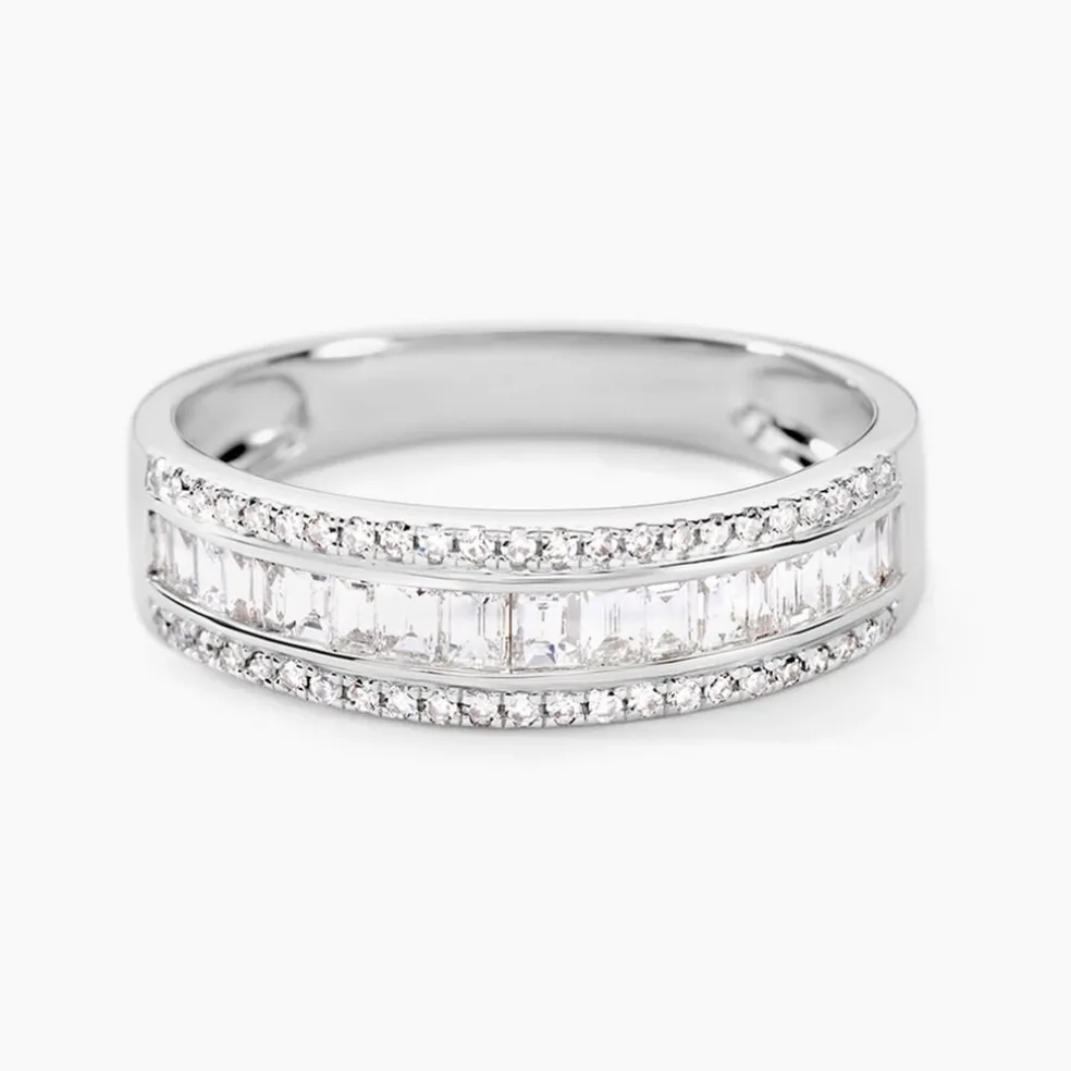 Bague Collection 1986 Or Blanc Diamant