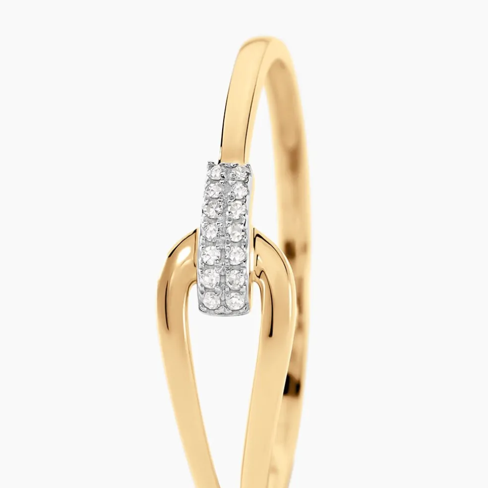 Bague Cyranna Or Jaune Diamant