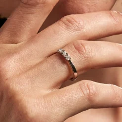 Bague Diamotion Or Blanc Diamant