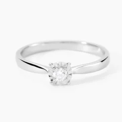 Bague Diamotion Or Blanc Diamant
