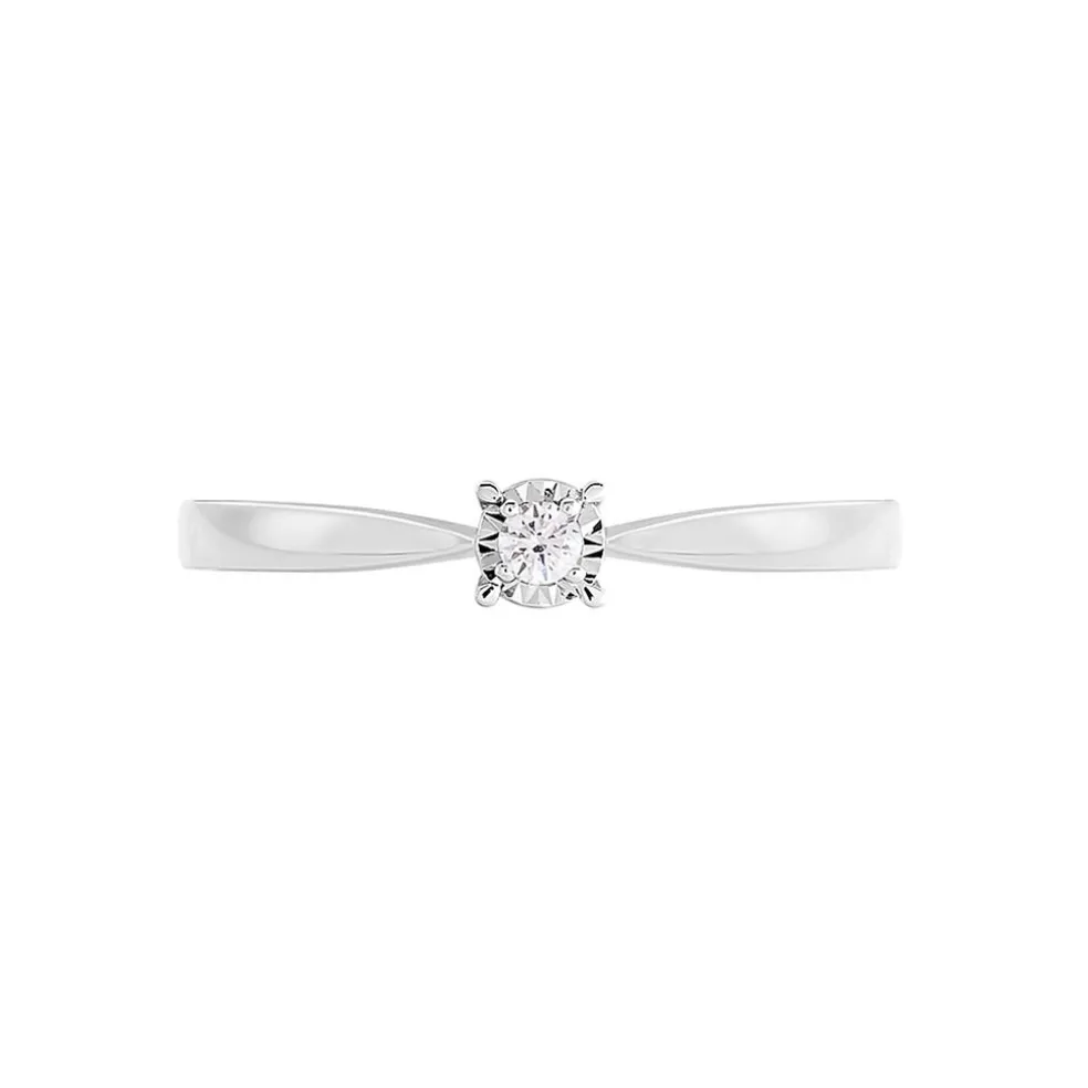 Bague Diamotion Or Blanc Diamant