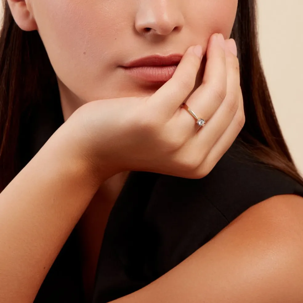 Bague Diamotion Or Jaune Diamant