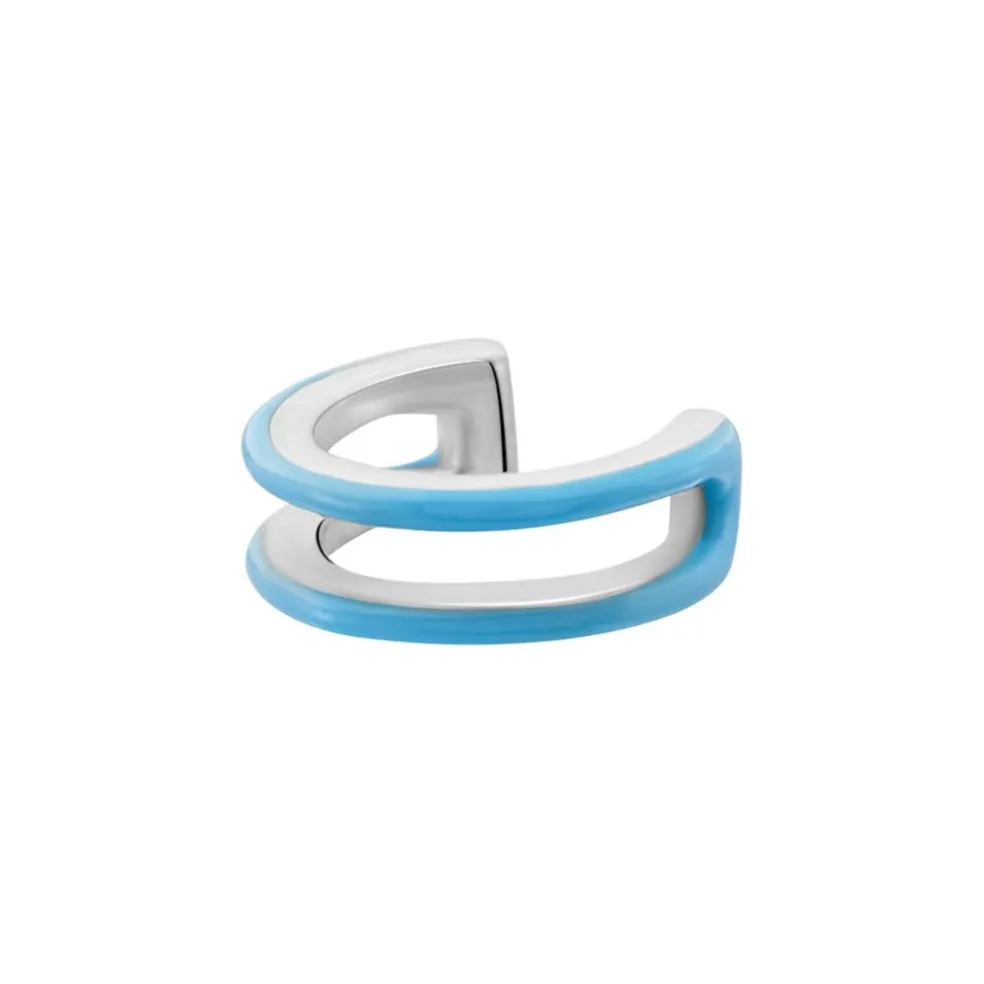 Bague D'oreille Unitaire Argent Blanc Samba
